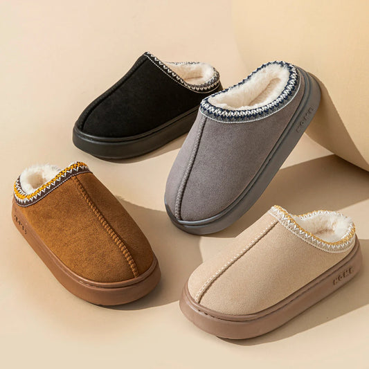 Pantoufles moelleuses pour Femmes – Confort Ultime et Style Élégant pour l'Hiver