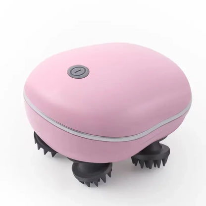 Masseur électrique pour le cuir chevelu et la tête, thérapie par lumière rouge, anti-stress, relaxation, massage corporel, élimine les tensions musculaires et la fatigue