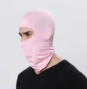 Cagoule noire pour homme, masque intégral