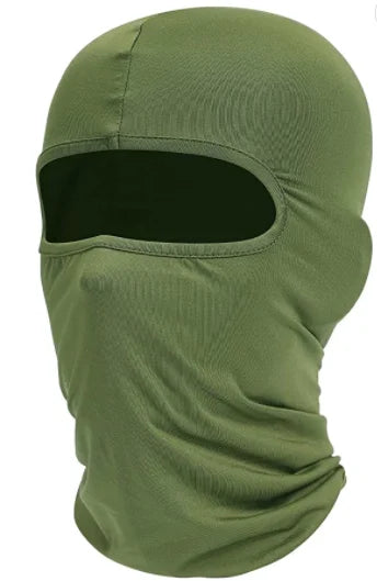 Cagoule noire pour homme, masque intégral