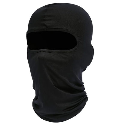Cagoule noire pour homme, masque intégral
