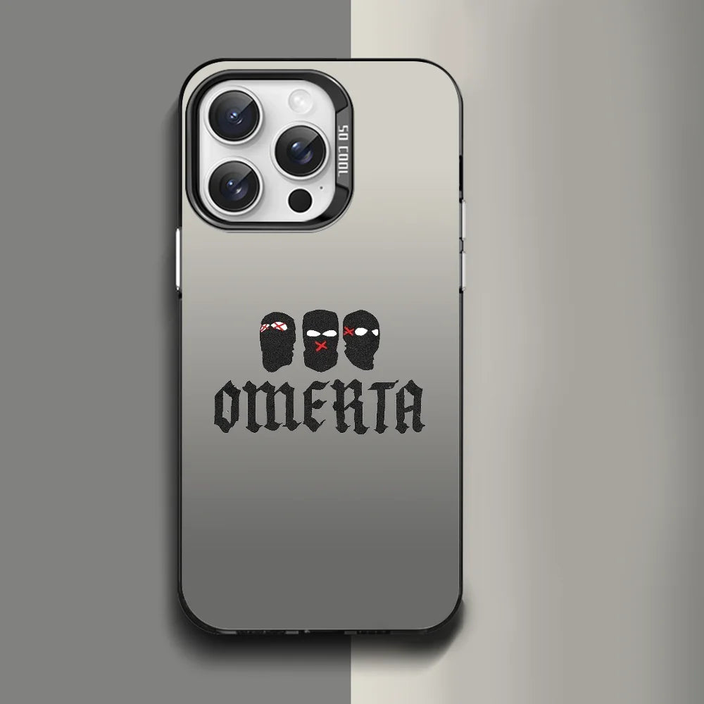 Coque de téléphone, couleur argent pour iPhone 16 15 14 13 12 11 Pro Max Plus