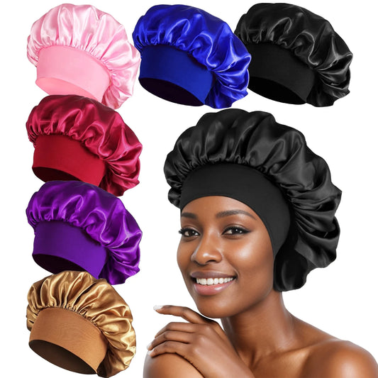 Bonnet de Cheveux en Satin pour Dormir – Soin Capillaire Doux & Élégant