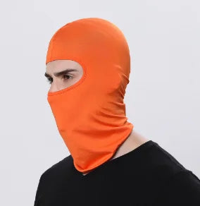 Cagoule noire pour homme, masque intégral