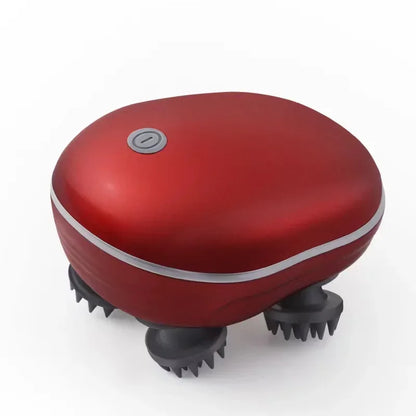 Masseur électrique pour le cuir chevelu et la tête, thérapie par lumière rouge, anti-stress, relaxation, massage corporel, élimine les tensions musculaires et la fatigue