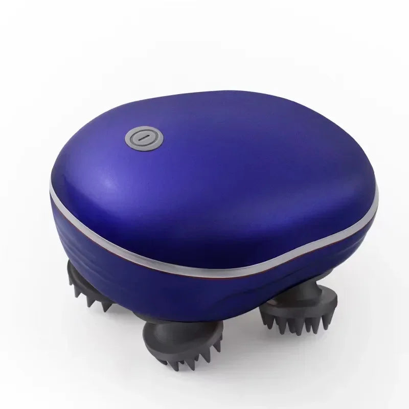 Masseur électrique pour le cuir chevelu et la tête, thérapie par lumière rouge, anti-stress, relaxation, massage corporel, élimine les tensions musculaires et la fatigue