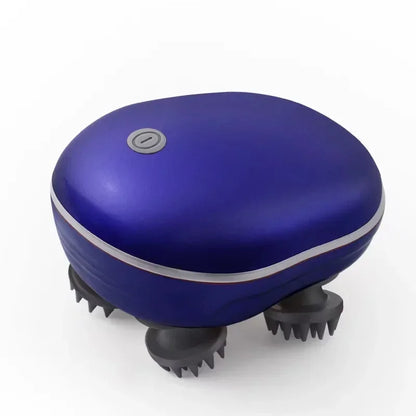 Masseur électrique pour le cuir chevelu et la tête, thérapie par lumière rouge, anti-stress, relaxation, massage corporel, élimine les tensions musculaires et la fatigue